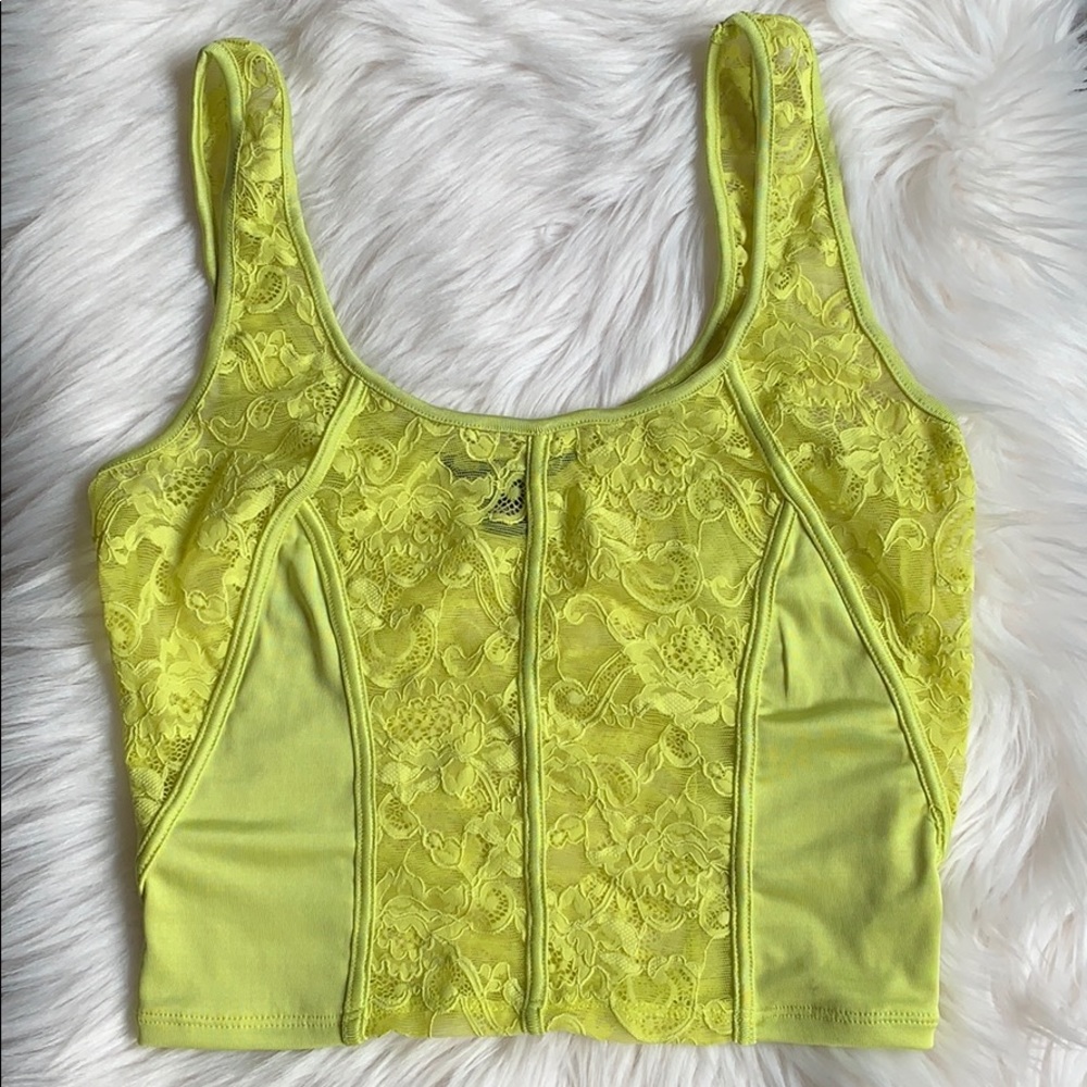 Neon crop top